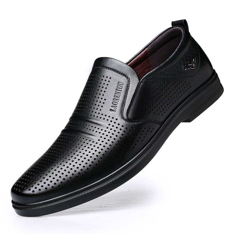 Men's Trendy Hollow Business Autumn Soft Bottom Casual Shoes