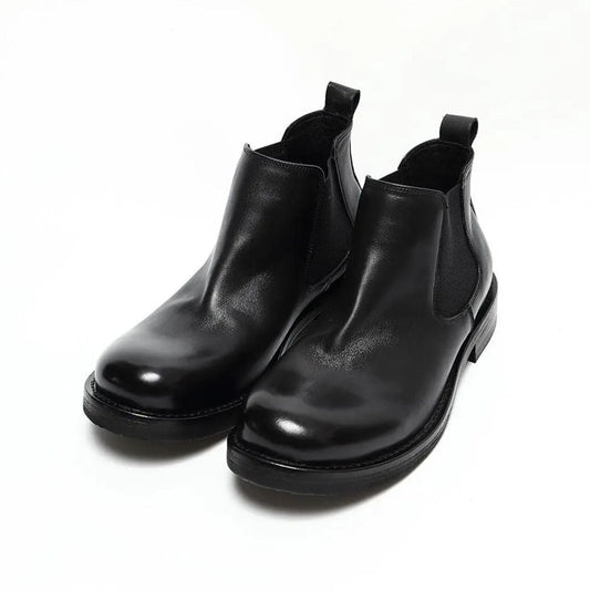 Men's Single Chelsea Booties Big Head Derby Boots
