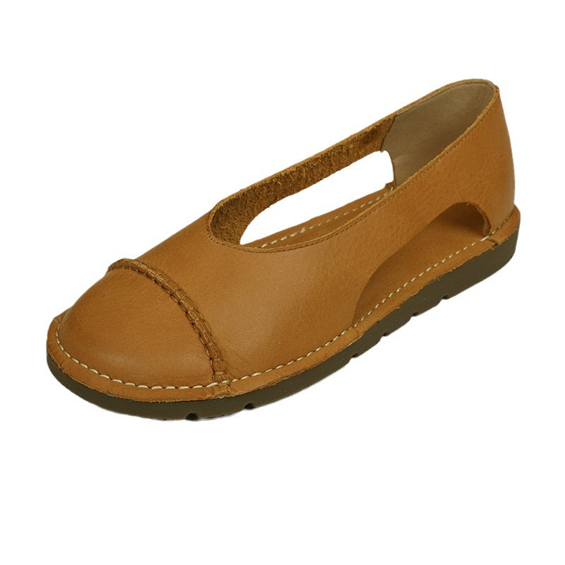 Women's First Layer Cowhide Handmade For Retro Sandals