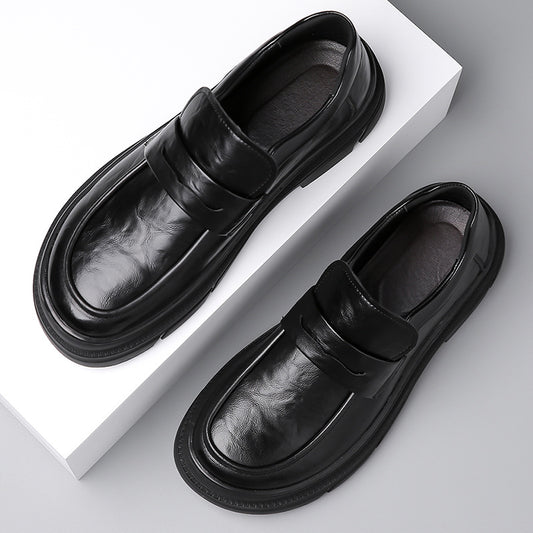 Men's Breathable Formal Suit Business Slip-on Trendy Leather Shoes
