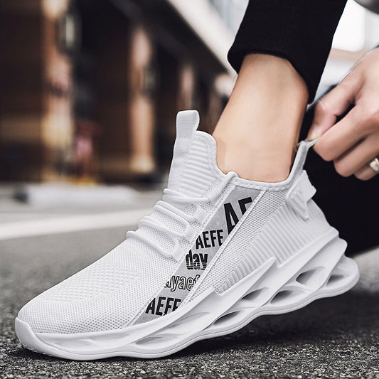 Men's Summer Lightweight Running Cloth Flying Woven Sneakers
