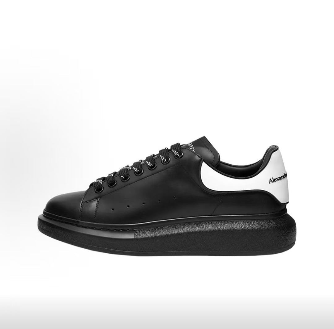 Women's & Men's White Classic Fashion Couple Hidden Platform Men's Board Shoes