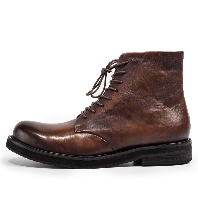 Men's First Layer Cowhide American Vintage Martin Boots