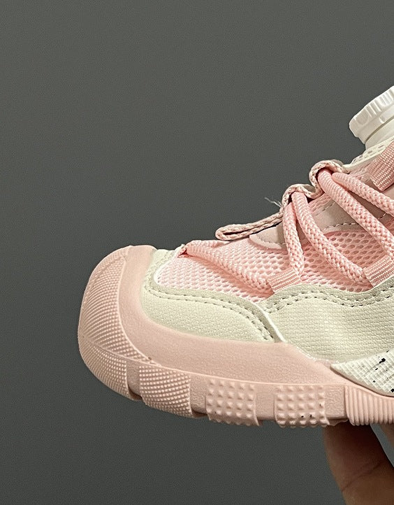 Children's Attractive Durable Resin Sole Lock Kid's Sneakers