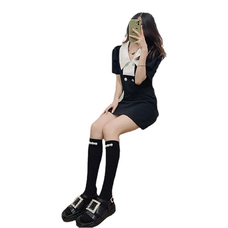 Women's Summer Rhinestone Square Buckle Roman Breathable Sandals