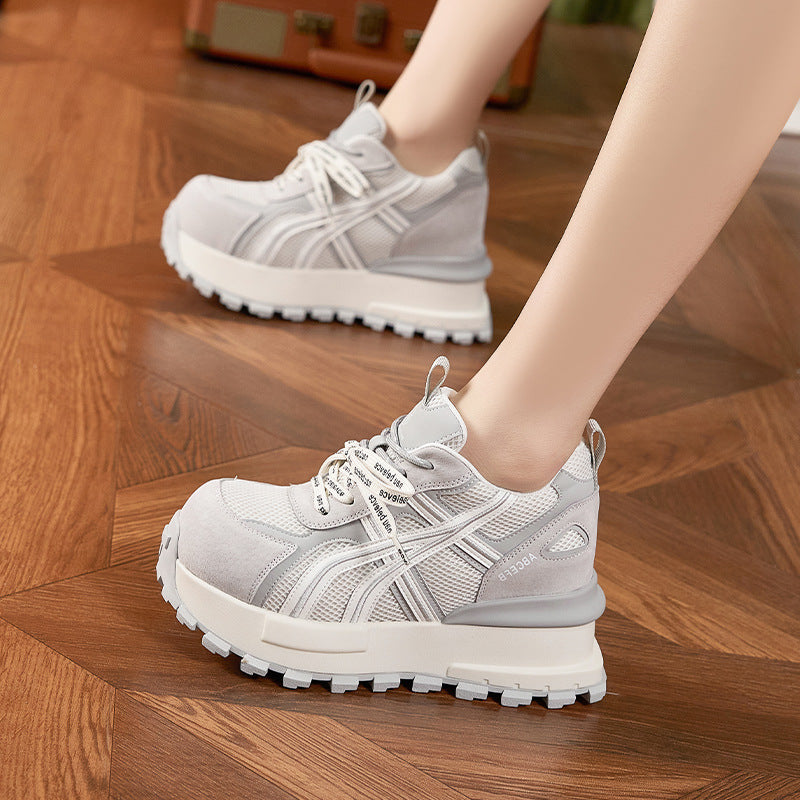 Women's German Training Spring Dad Platform Height Increasing Insole Argan Pumps Women's Shoes