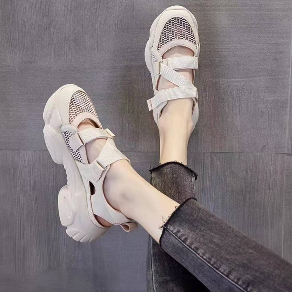 Style Round Toe Super Light Deodorant Mesh Sandals