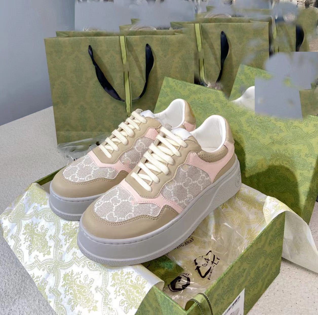 Home Couple Spring Thick Sole Increased Sneakers