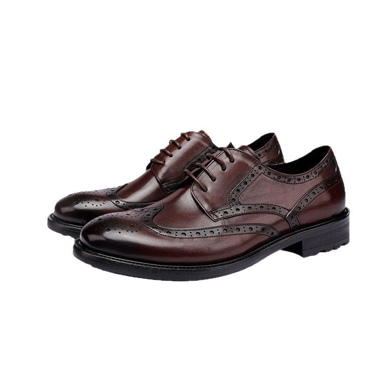 Men's Good Year Plus Size Business Formal Wear Leather Shoes