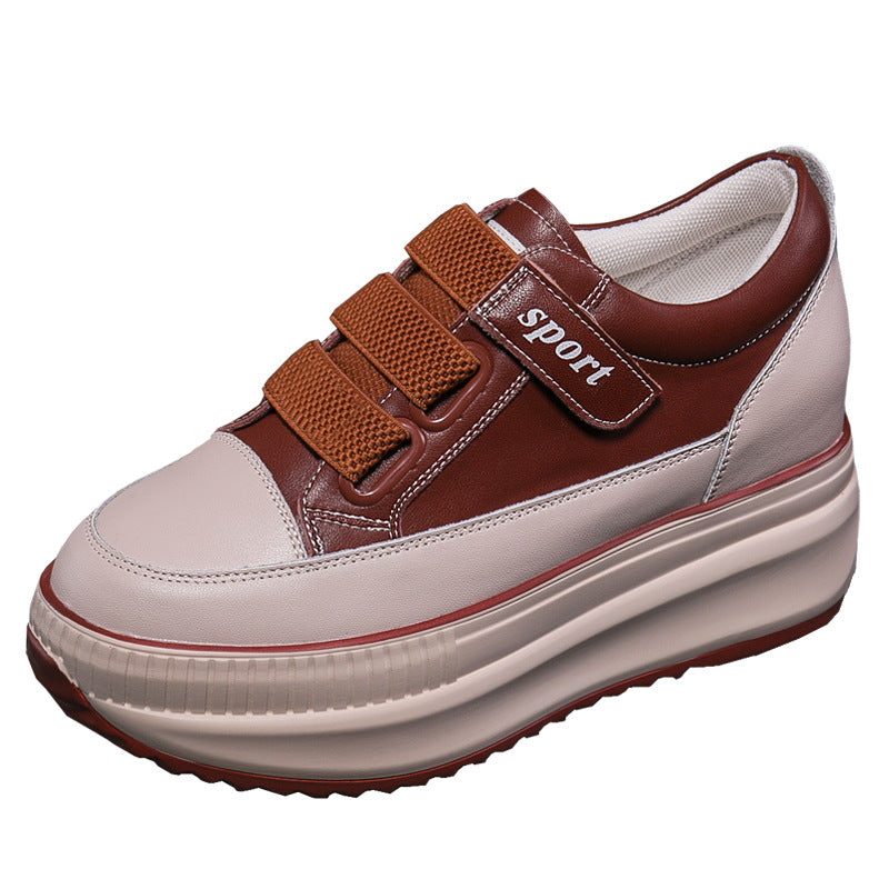 Women's Hidden White Spring Platform Sports Fashion Women's Shoes