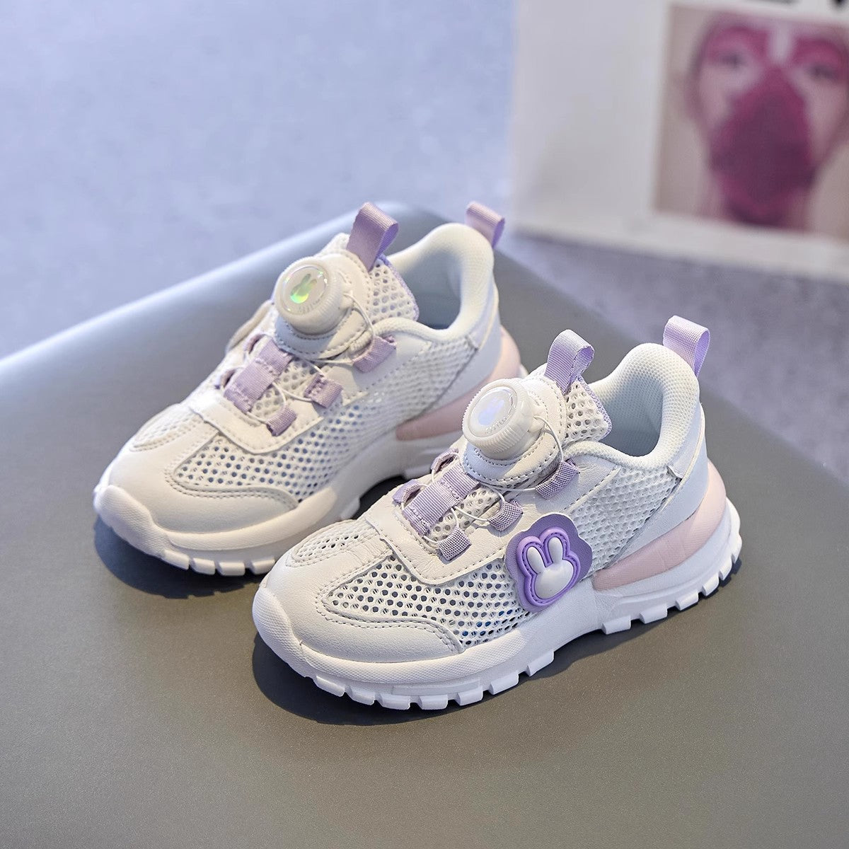 Children's Summer Hollow Mesh Breathable Running Fashionable Kid's Sneakers