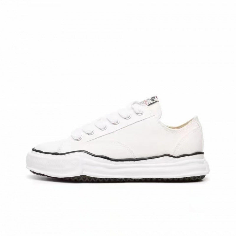 Women's & Men's Shawn Black White Plaid Lovers Vintage Men's Board Shoes