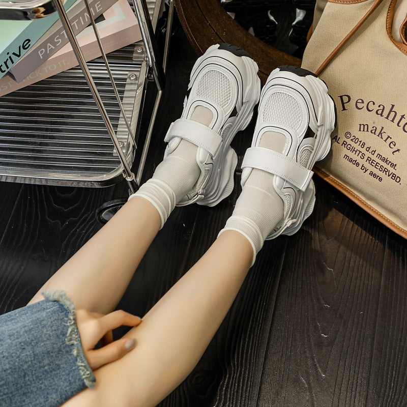 Women's Sier Dad Summer Mesh Closed Toe Sneakers