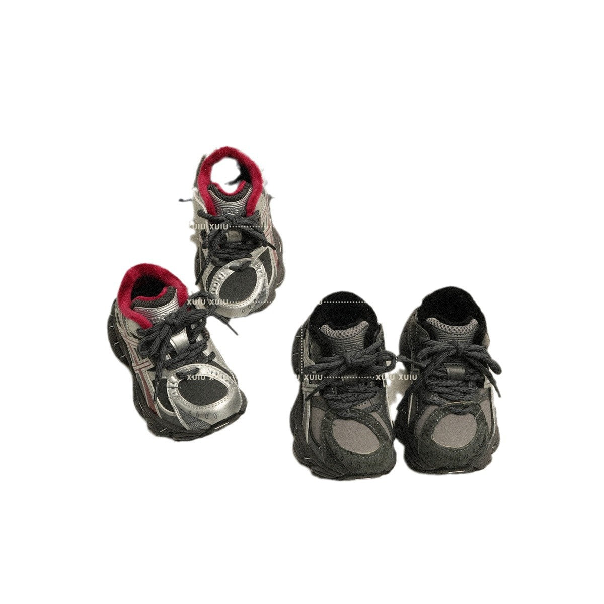 Women's & Men's Paris Extreme Tide Clunky Fleece-lined Velcro Sneakers