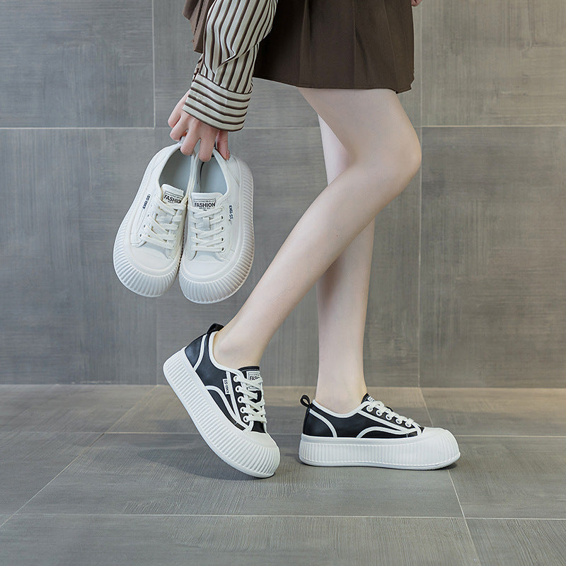 Platform Biscuit Board Niche Ugly Cute Casual Shoes
