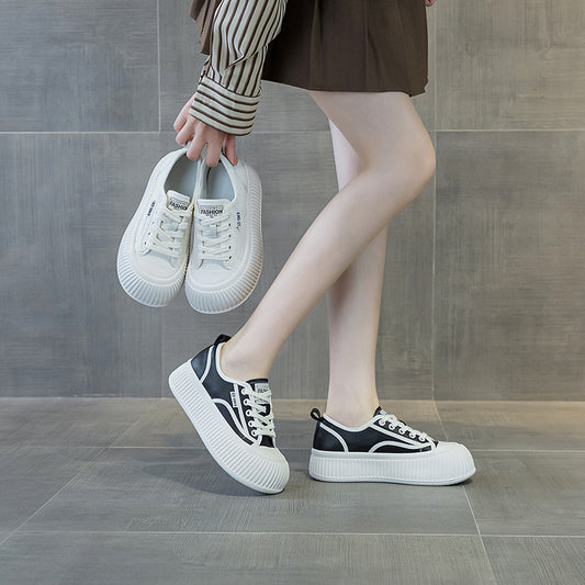Platform Biscuit Board Niche Ugly Cute Casual Shoes