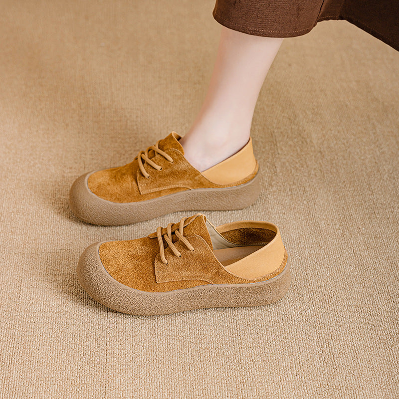 Women's Genuine Two-way Flat Soft Bottom Surface Plus Women's Casual Shoes