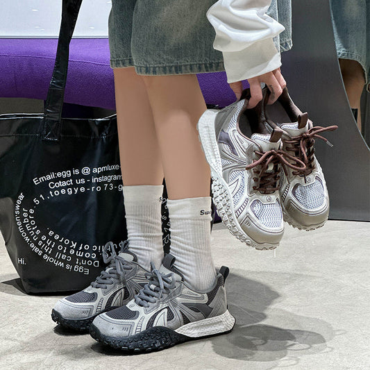 Women's Height Increasing Insole Spring Small Platform Sneakers