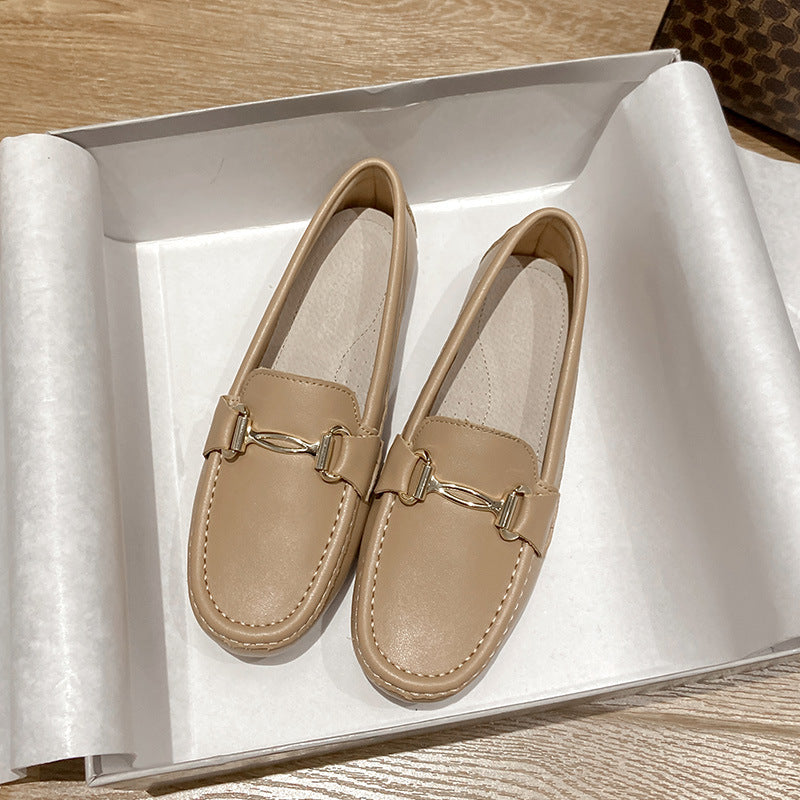 Women's Genuine Doug Korean Pregnant Low-cut Pumps Women's Casual Shoes