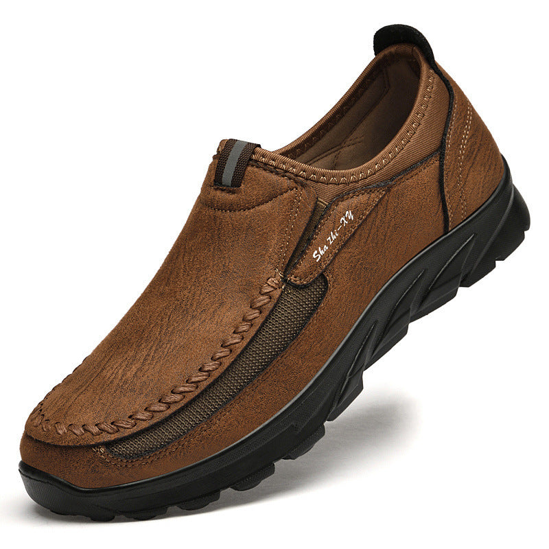 Men's Old Cloth Leisure Dad Soft Bottom Elderly Sneakers