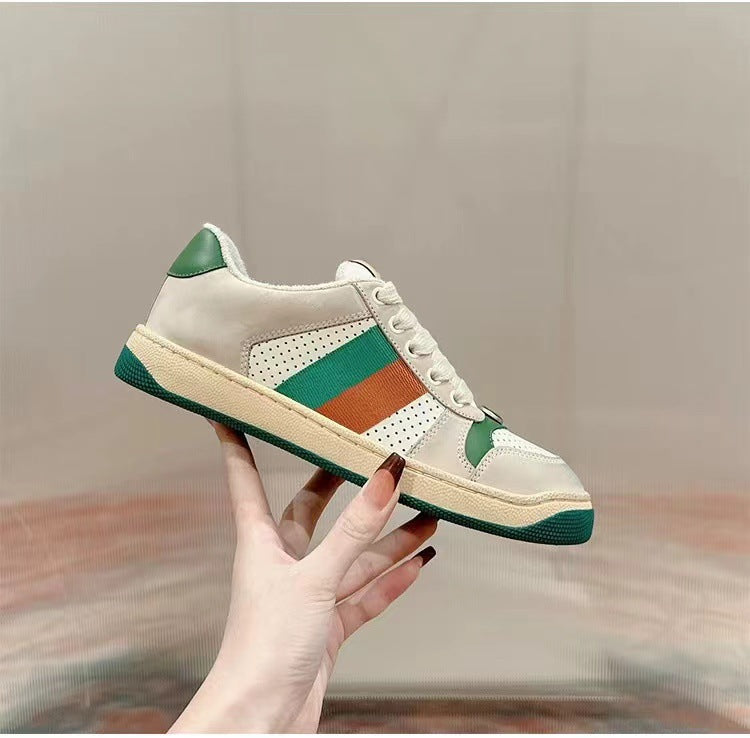 Women's & Men's Retro Distressed Dirty Presbyopic Golden Goose Casual Shoes