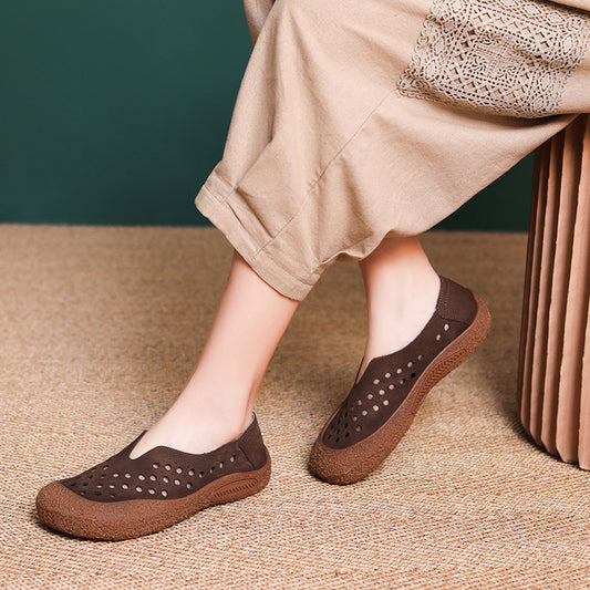 Women's Closed Toe Hollow Out Soft Bottom Women's Shoes