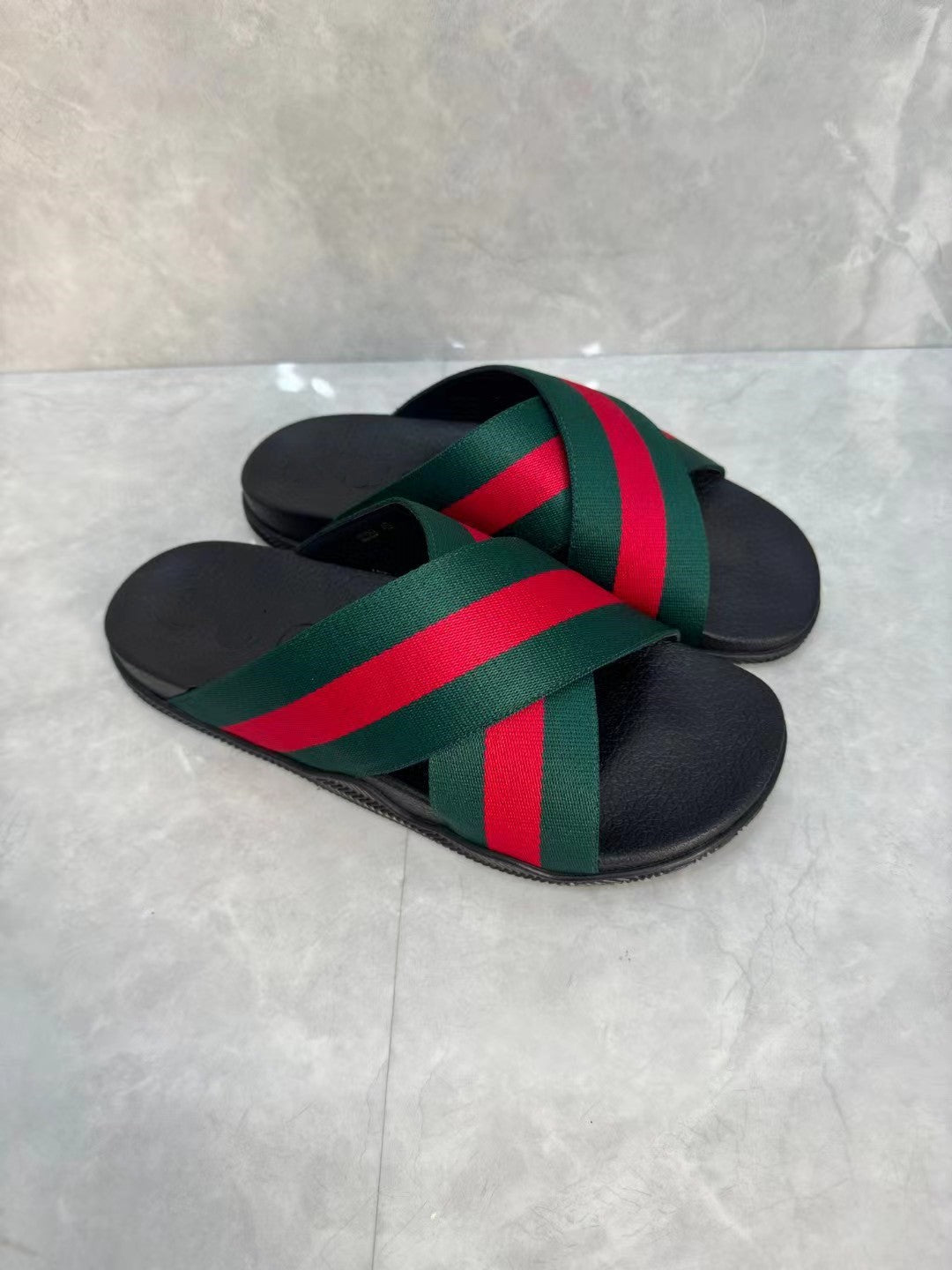 Home Platform Beach Couple Daily Cross Sandals