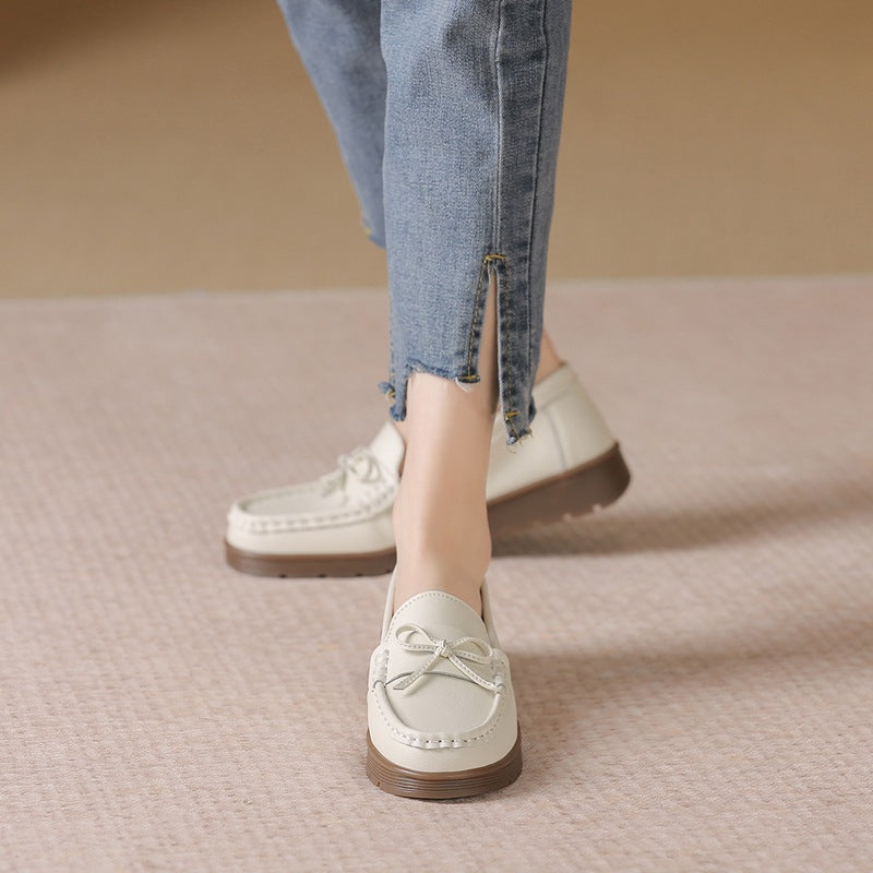 Women's Platform British Style Soft Sole Not Loafers