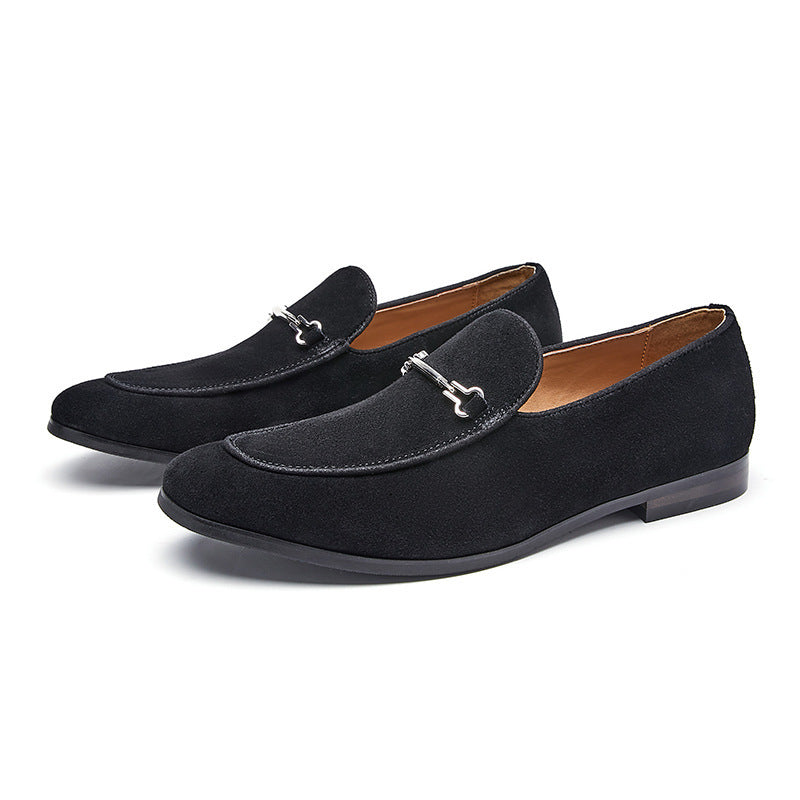 British Style Summer Slip-on Business Genuine Loafers