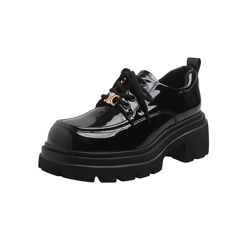 Women's Muffin British Style Thick Bottom Chunky Loafers