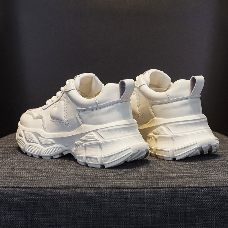 Women's Feet Small Dad Spring Lightweight White Women's Sports Shoes