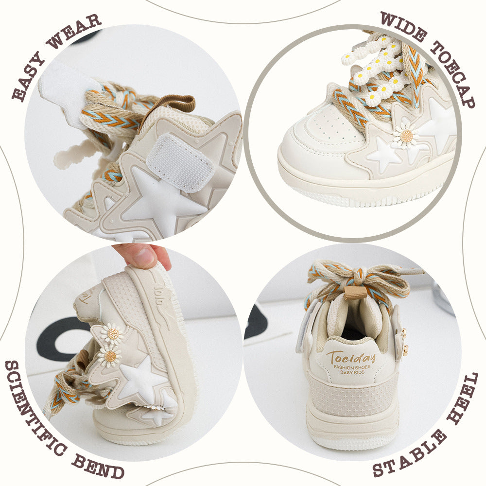 Star Daisy Boys National Fashion Retro Kid's Sneakers