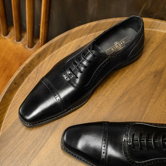 Men's Fashion Two-way Autumn Oxford Formal Leather Shoes