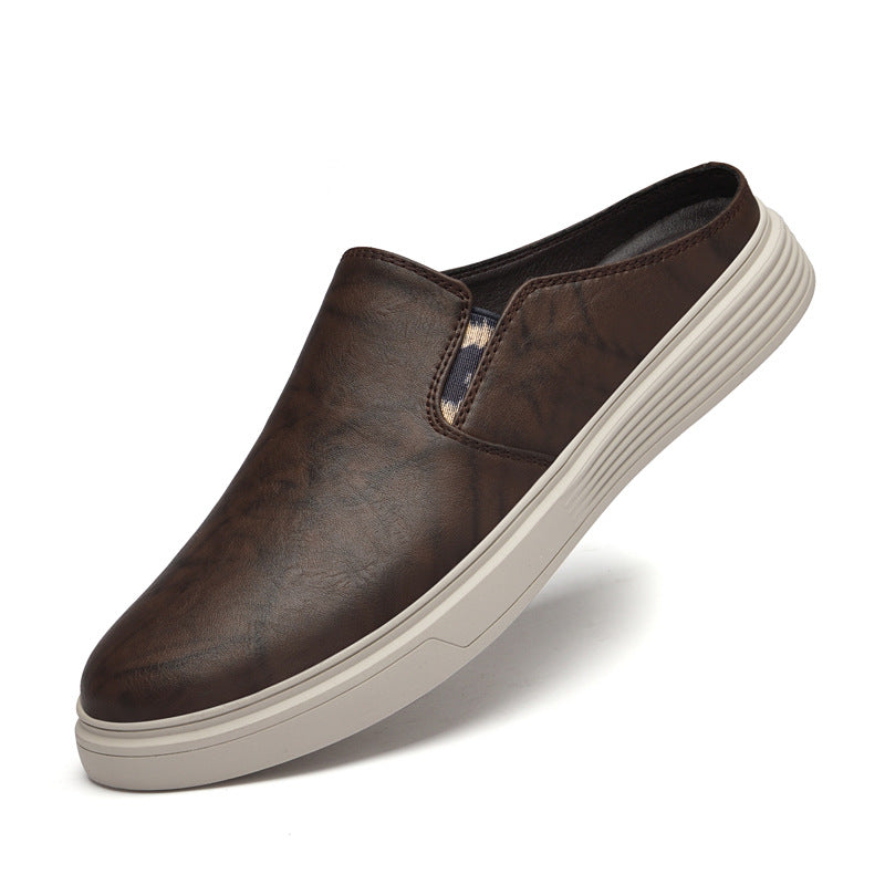 Men's Genuine Summer Slip-on Lazy Pump Breathable Sandals