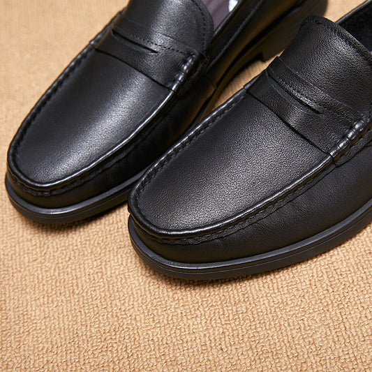 Men's Autumn Genuine Light Soft Comfortable Slip-on Casual Shoes