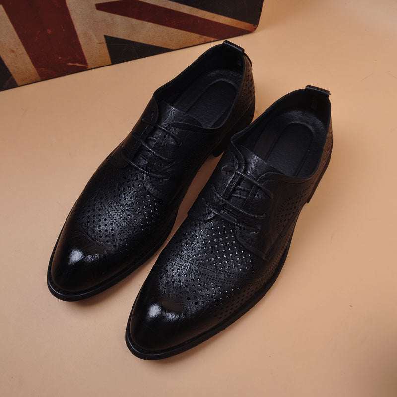Men's Breathable Summer Korean Style Height Increasing Men's Shoes