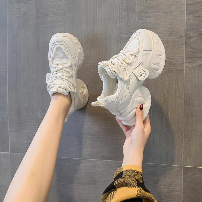 Women's Dad Spring Platform Height Increasing Insole Casual Shoes