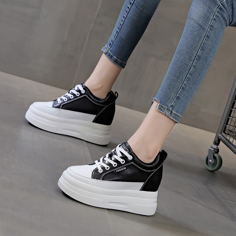 Women's Trendy Sunday Height Increasing Insole Thick Bottom Women's Casual Shoes