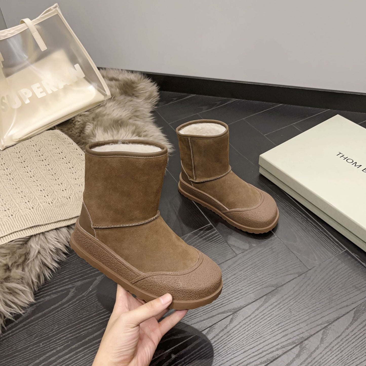 Women's Heater Vintage Genuine Length Plus Veet Snow Boots