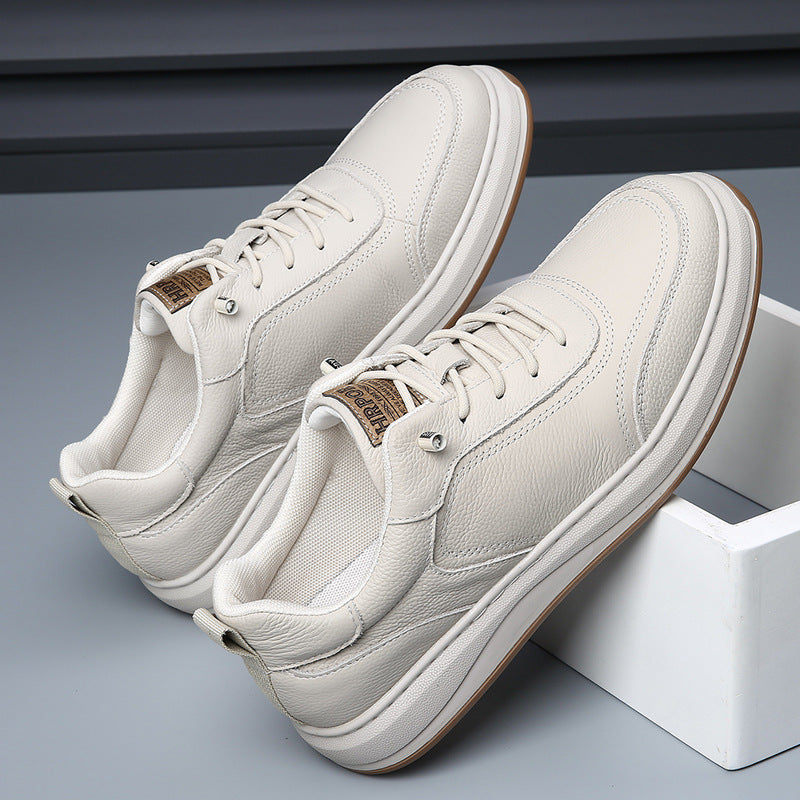 Men's First Layer Cowhide Genuine Breathable Section Men's Shoes