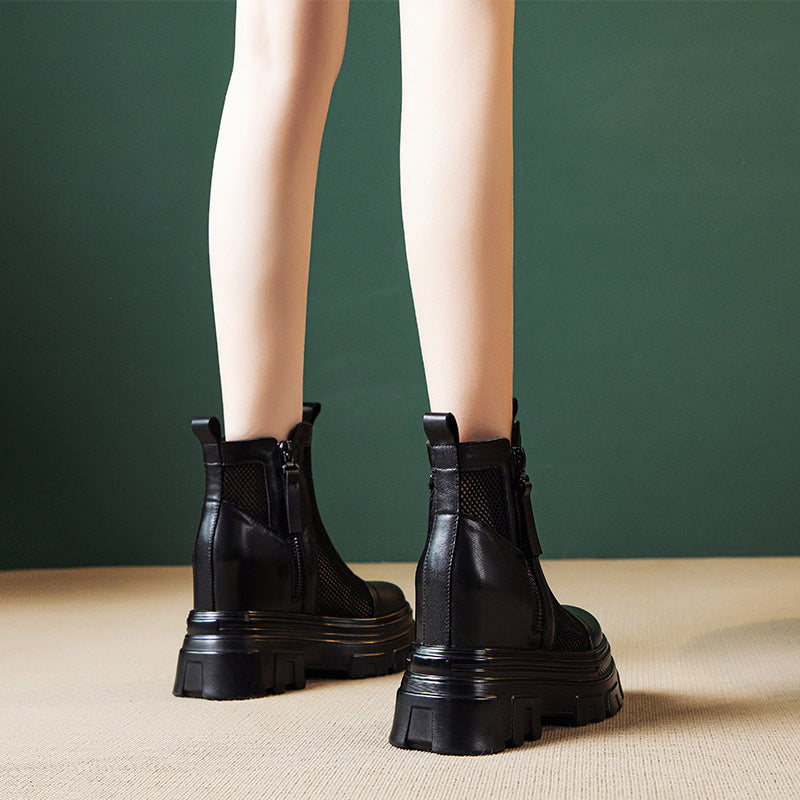 Women's Wear Spring Thick-soled High Top Layer Sandals