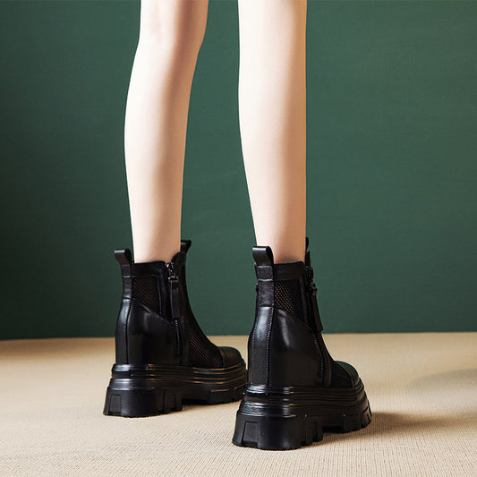 Women's Wear Spring Thick-soled High Top Layer Sandals