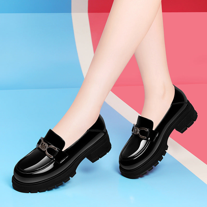 Women's Spring Bottom Thick With British Style Loafers