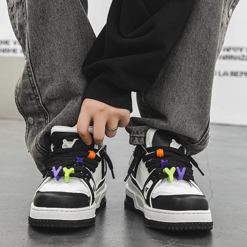 Men's Spring Little Chubby Niche Bread Thick Bottom Lovers Street Sneakers
