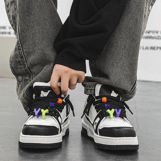 Men's Spring Little Chubby Niche Bread Thick Bottom Lovers Street Sneakers