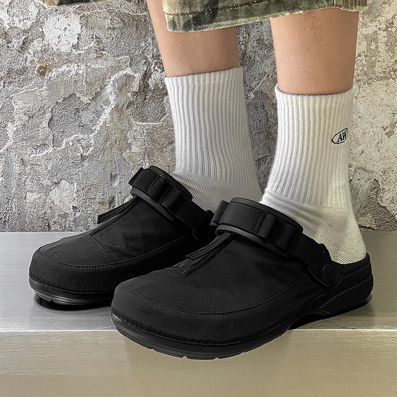 Women's & Men's Closed Toe Half Outdoor Trend Commuter Platform Sandals