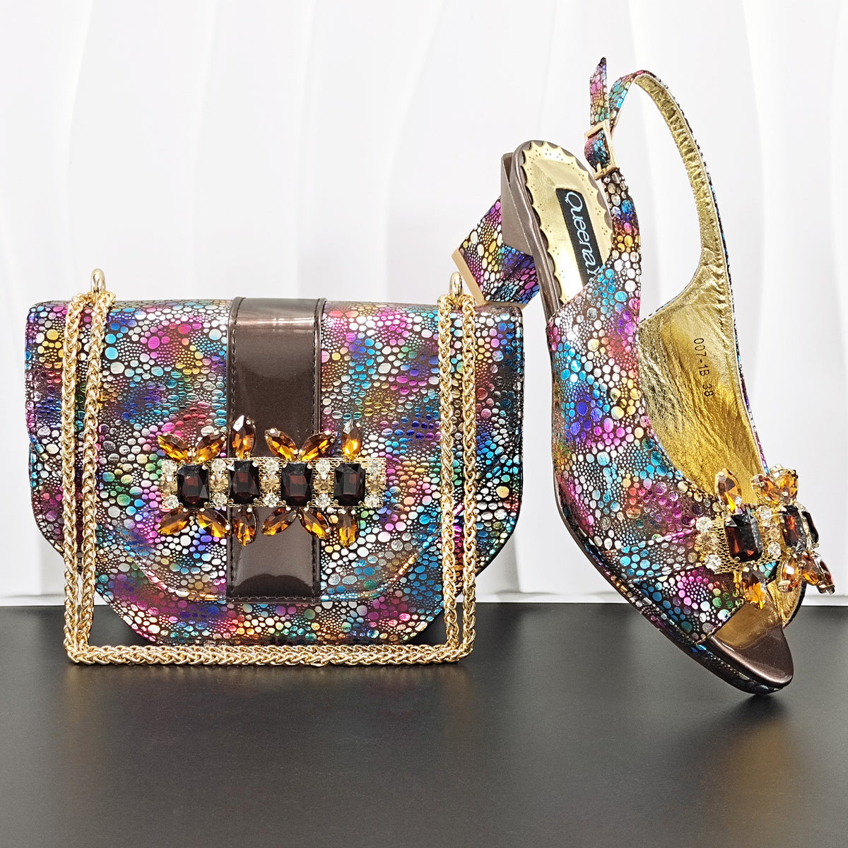 Women's Camouflage Open Toe High African Bags Women's Fashion Shoes