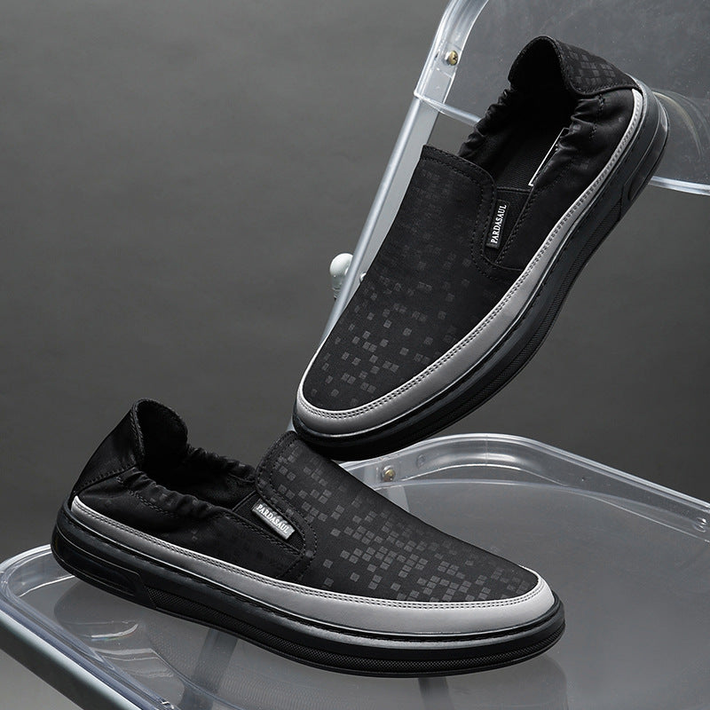 Men's Old Cloth Soft Bottom Summer Slip-on Canvas Shoes