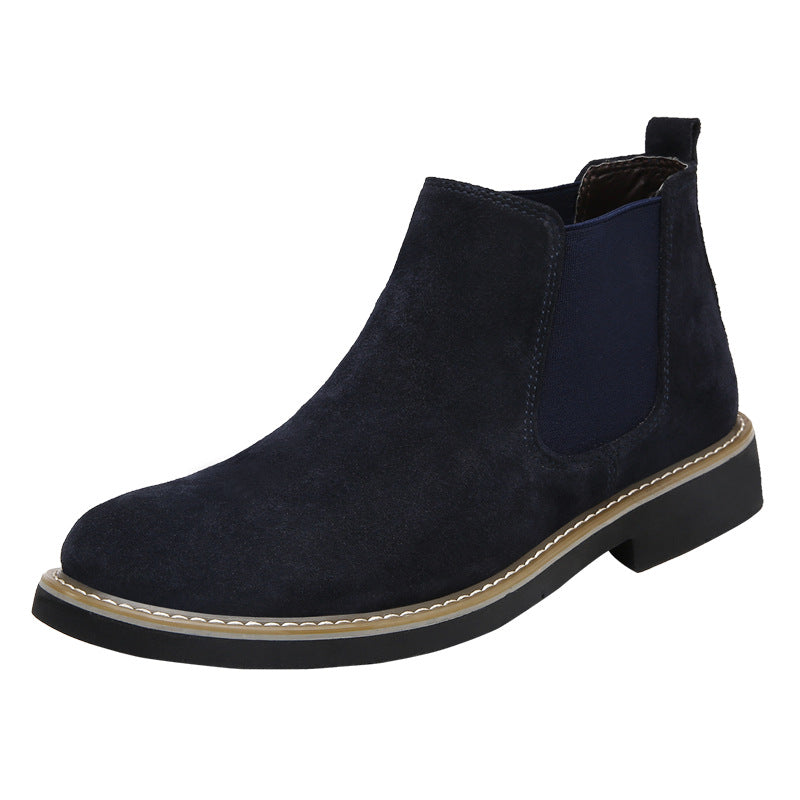 Men's Invisibly Heightened Business British Soft Bottom Leather Shoes