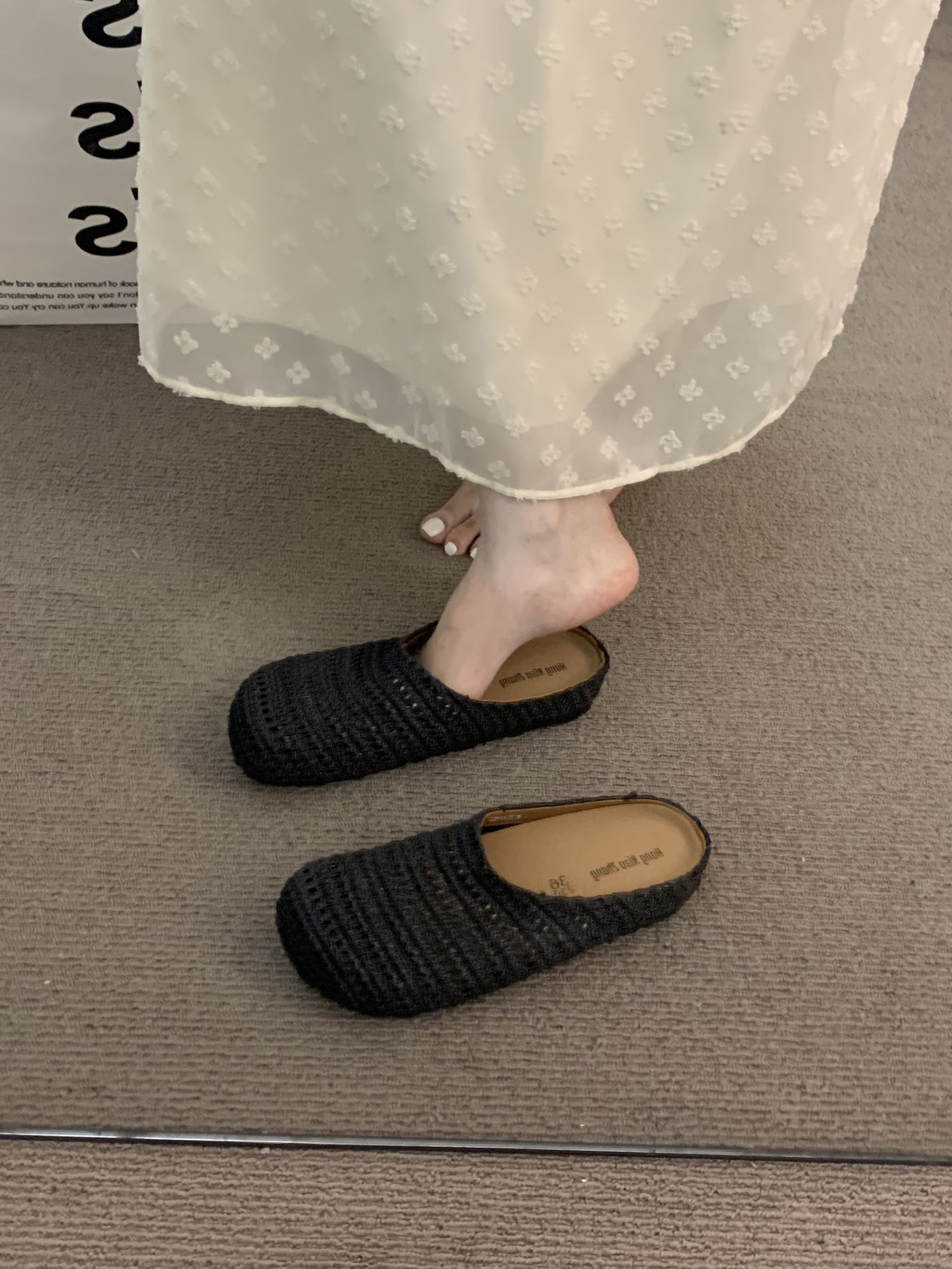 Women's Bottom Bohemian Outdoor Vacation Slip-on Toe Cap Slippers